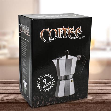 CAFETERA 9 TAZAS METALICA TIPO ITALIANA GM-R4514 - Uruimporta