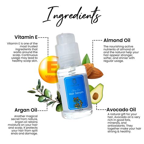 Argan Oil Hair Serum With Vitamin E, Almond Oil & Avocado – Rawls ...