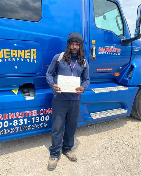 Graduates from Roadmaster Drivers School of Houston, TX are celebrating their achievement of ...