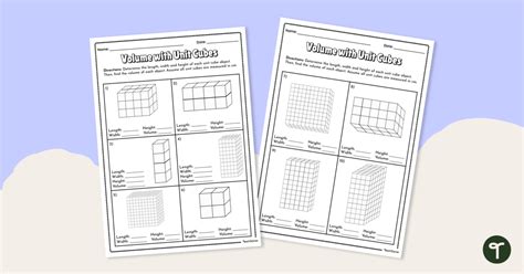 Image result for Cube Volume Worksheet