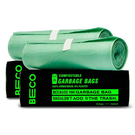 Beco Eco Friendly Compostable Garbage Bags for Dustbin | 30 Pcs ...