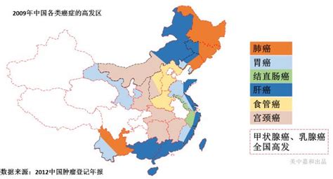 2018最新中国“癌症地图”，快来看看你在癌症高发地区吗？