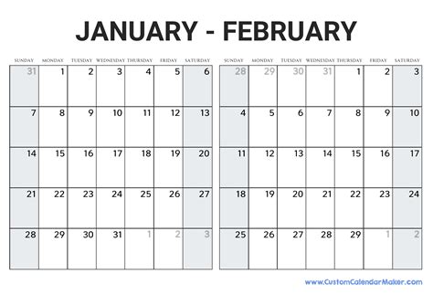 Free January 25 Calendar Printable 2024 – Get Yours! - Printables for Everyone