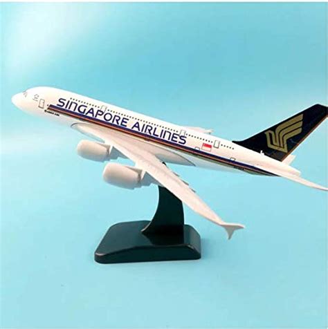 QIDS 20CM Singapore Aviation Aircraft Model Airbus A380,Plane Airplane ...