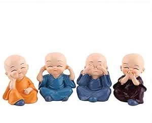 Buy The Gifting Tree Resin Buddha Monk Statues/Decorative Items for ...