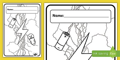 Electricity Colouring Book Cover
