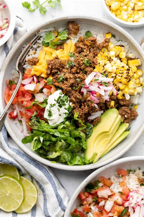 Taco Bowls - All the Healthy Things