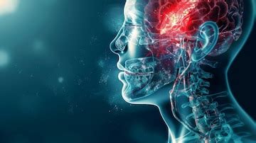 The brain of a woman is labeled with the brain and the brain is labeled ...