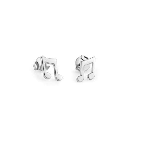 Musical Studs in 92.5 Sterling Silver | House of Aadyaa