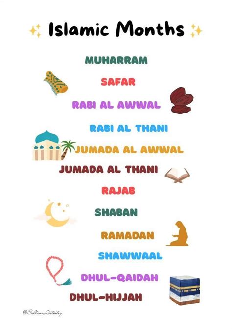 Hijri calendar vector hd images colorful month islamic hijri calendar ...