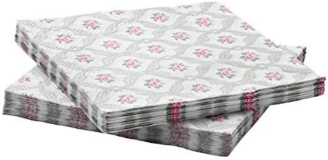 IKEA 803.999.63 Smaksinne Paper Napkin, Multicolor, Flower : Amazon.in ...