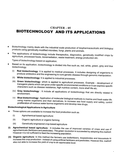 Image result for Biotechnology Class 12 Notes.pdf