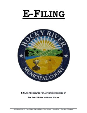 Rocky River Municipal Court Efile - Fill and Sign Printable Template Online
