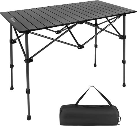 Amazon.com: Byliable Camping Table Folding Portable Camp Aluminum Fold ...
