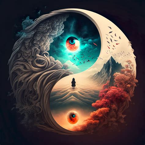 Yin Yang Art Abstract