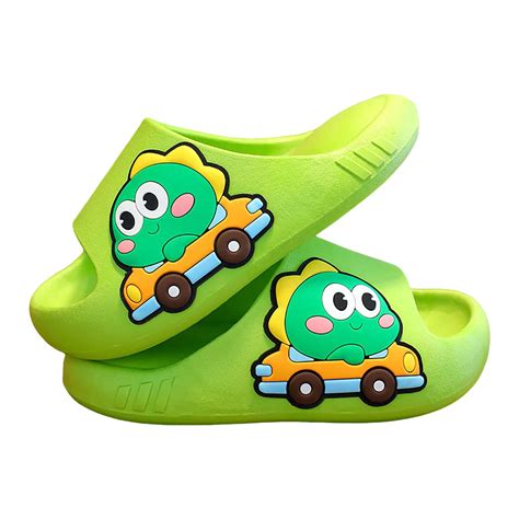 Boys Girls Slide Sandals Kids Non-Slip Cloud Slippers Lightweight Slip ...