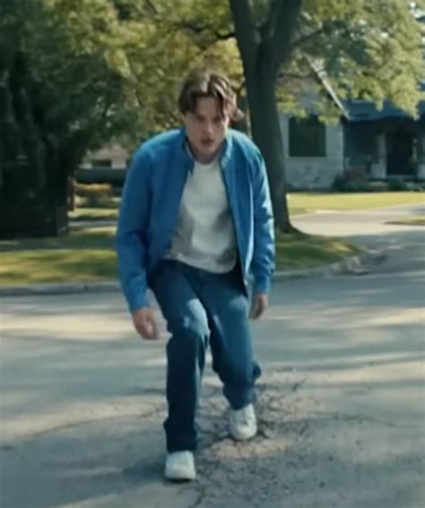 Sam Riordan Gen V S02 Blue Leather Jacket - USA Leather Factory