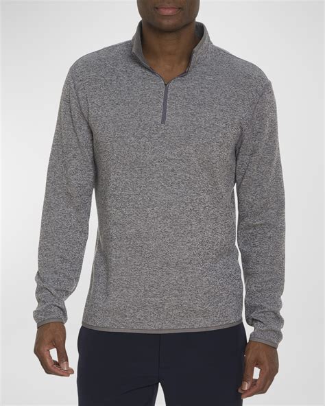 Robert Graham Men's Reisman Quarter-Zip Pullover Sweater | Neiman Marcus