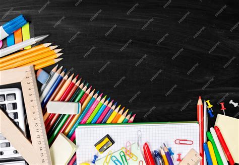 School Stationery Background 的图像结果