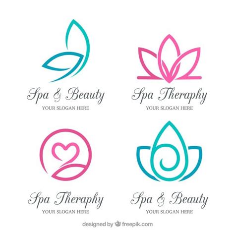 Spa Collection Vector PNG Images, Set Of Spa Logos Collection, Logo ...