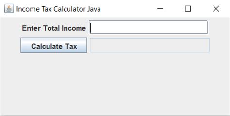 Image result for Tax Calculator Java