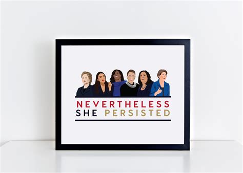 Nevertheless She Persisted Art Print — Lisa Kay Designs