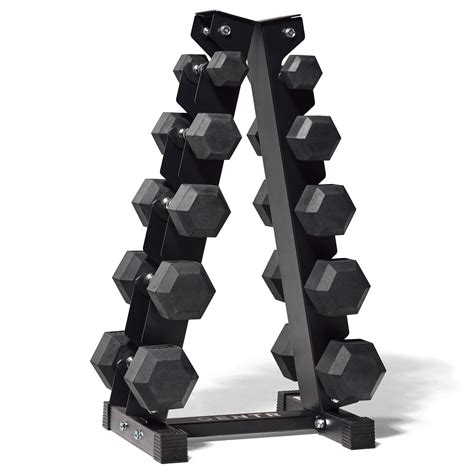 Amazon.com : Centr Dumbbell Set with Rack, 150 LB, 5 Pairs Dumbbell ...