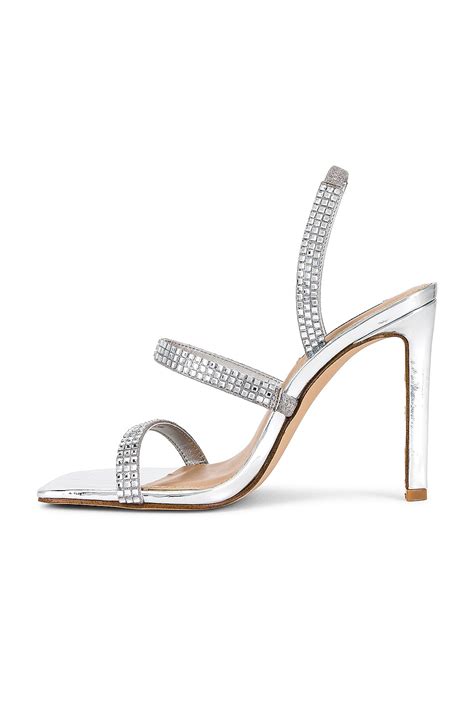 Steve Madden Gracey-R Heel Sandal in Rhinestone | REVOLVE