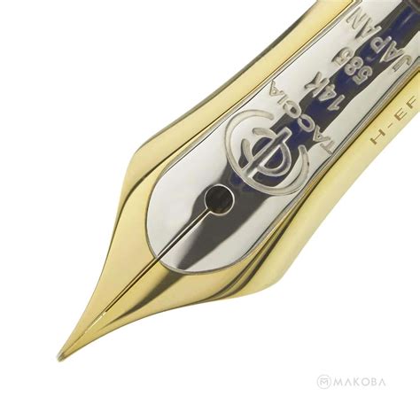 Taccia Kaku-Tate Limited Edition Fountain Pen, Asagi (Blue-Green) - 14 ...