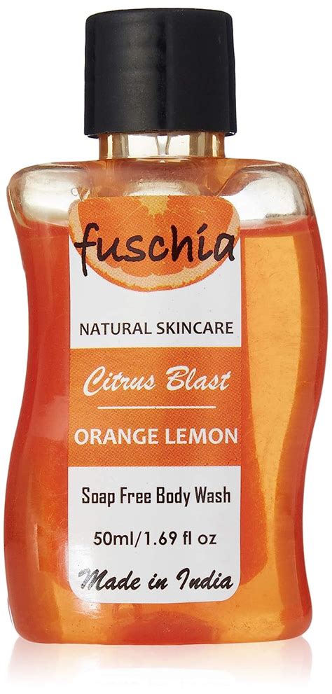 Buy Fuschia Citrus Blast Orange Lemon Soap Free Body Wash, 50ml Online ...