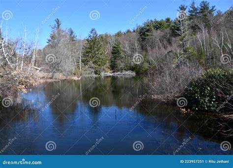 Case Mountain in Manchester, Connecticut Stock Image - Image of flowing ...