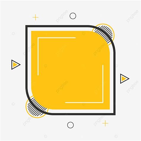 Shapes Text Box Vector Hd PNG Images, Text Box Label Vector Geometric ...