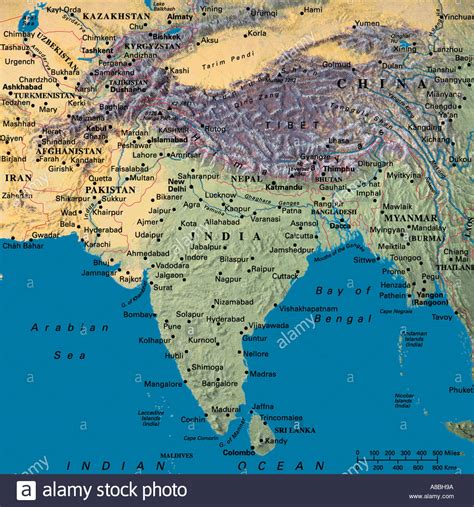 Cartina India Nepal | Cartina