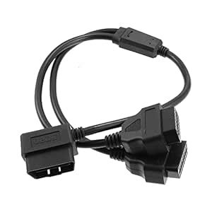 X AUTOHAUX 16 Pin OBD2 OBDII Diagnostic Extender Splitter Extension ...