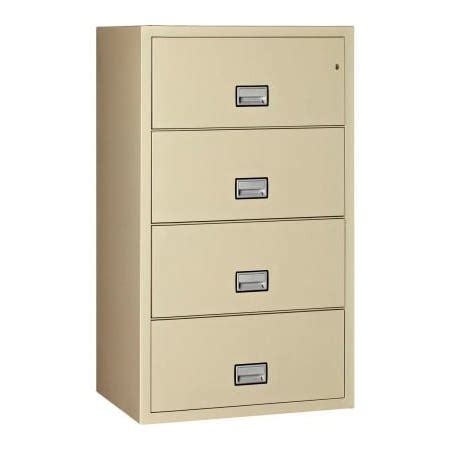 Phoenix Safe International Phoenix Safe Lateral 31" 4-Drawer Fire and ...