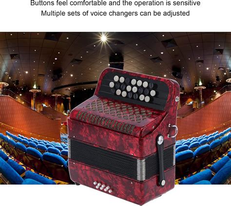 Cryfokt 22 Key Accordian, Stainless Steel Accordion for India | Ubuy