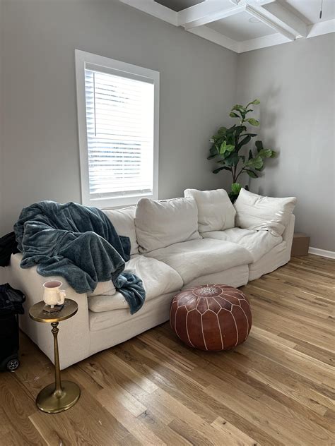 How to customize this cloud couch dupe to make it less frumpy : r ...