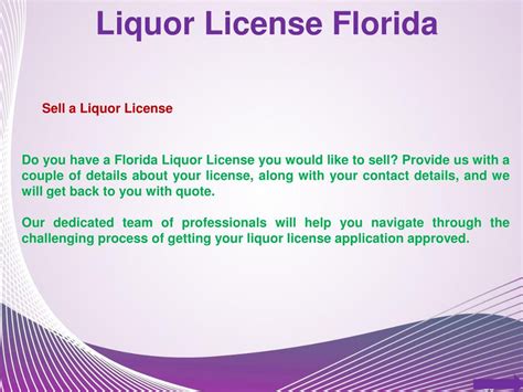 PPT - Liquor License Florida PowerPoint Presentation, free download ...
