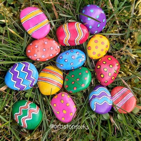 Best 11 27 Easter Egg Painted Rock Ideas: Fun and Festive Designs for ...