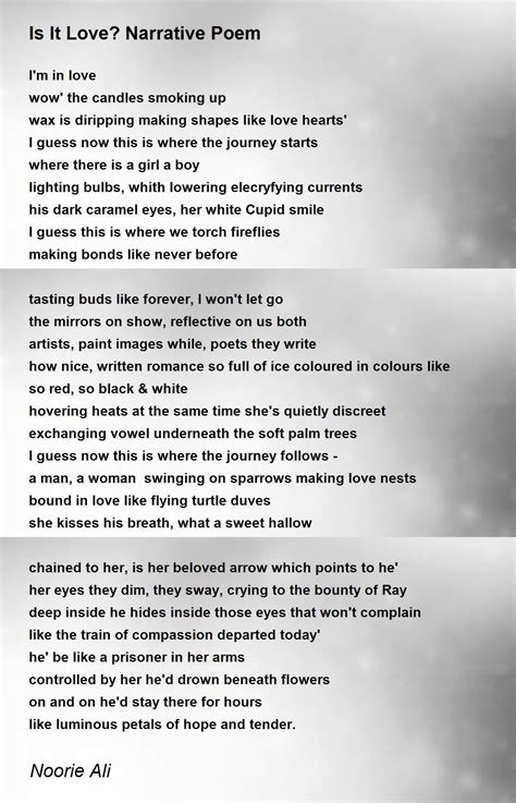 Narrative Poem Examples In Poetry