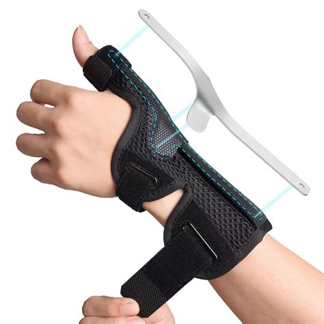 DrFinger Thumb Brace Spica Splint for Right & Left Hand, De Quervain's ...