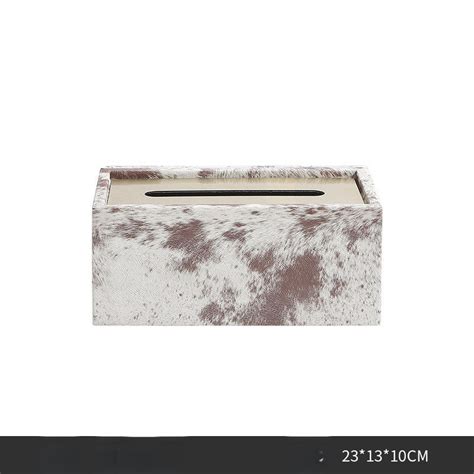 Luxurious Faux Leather Tissue Box/Decorfur– decorfur