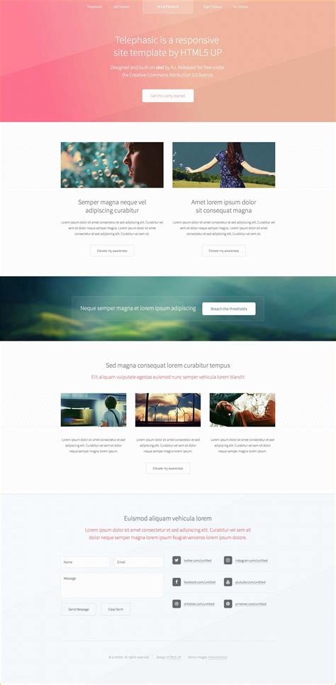Image result for Responsive HTML5 Templates