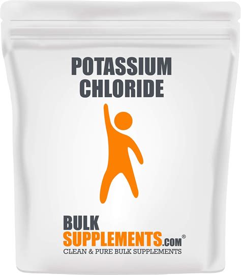 BulkSupplements.com Potassium Chloride Powder - Potassium Powder - Potassium Chloride Supplement ...
