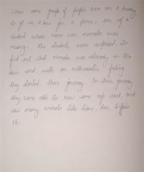 Task # 2: Frame a short paragraph using the words of different parts of ...