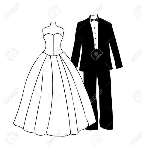 Wedding Dress Clipart | Free download on ClipArtMag