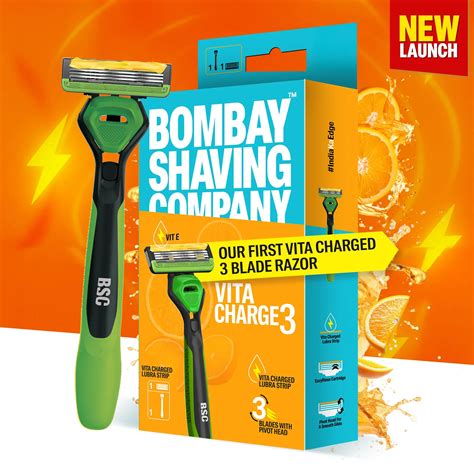 Vita Charge3 Razor – Smooth, Precision Shave for Men | Bombay Shaving ...