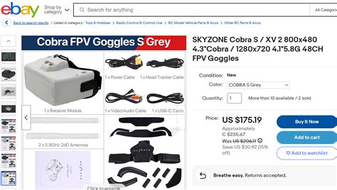 Ebay Goggles : r/fpv