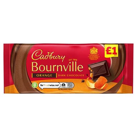 Cadbury Bournville Orange Dark Chocolate Bar 100g – glamshow