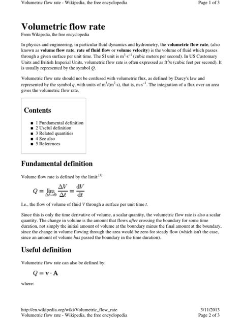 Volumetric Flow Rate Explained 的图像结果